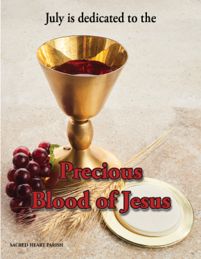 July dedicated to the Precious Blood of Jesus of Jesus 2026