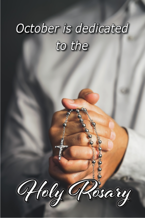 October dedicated to the Holy Rosary r150 2025