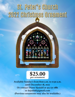 St Peters Ornament 2022