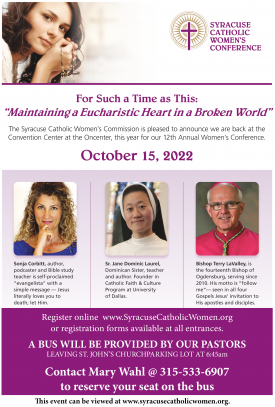 Syracuse Catholic Womens Conference Oct 2022