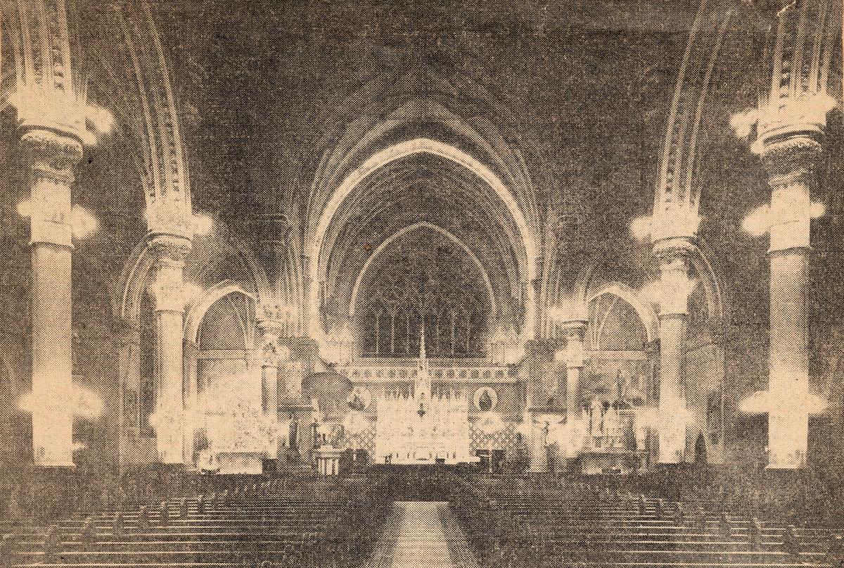 St Peters Lighting 1938 upgrade old