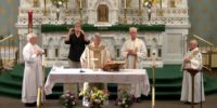 Holy Trinity Sunday
June 7 2020
St Peter's Church
Rome, NY
Reverend Sean P. O'Brien
Reverend Robert L. Kelly
Deacon Daniel Caughey
Deacon Nicholas Rosher
StMarysStPeters Parish Holy Trinity Sunday June 7 2020 1