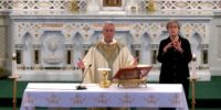 April 25, 2021
Signed Mass
St. Peter's Church
Rome, NY
Reverend Sean P. O'Brien
StMarysStPeters.com 4th Sunday Easter April 25 2021