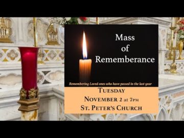 MASS OF REMEMBERANCE November 2 2021