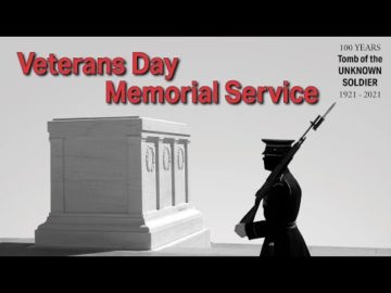 VETERANS DAY MEMORIAL SERVICE at ST PETERS CHURCH November 14 2021